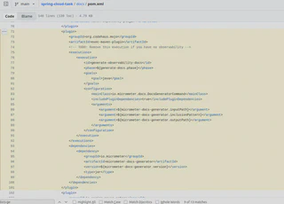 Spring Cloud Task Docs Generation Setup